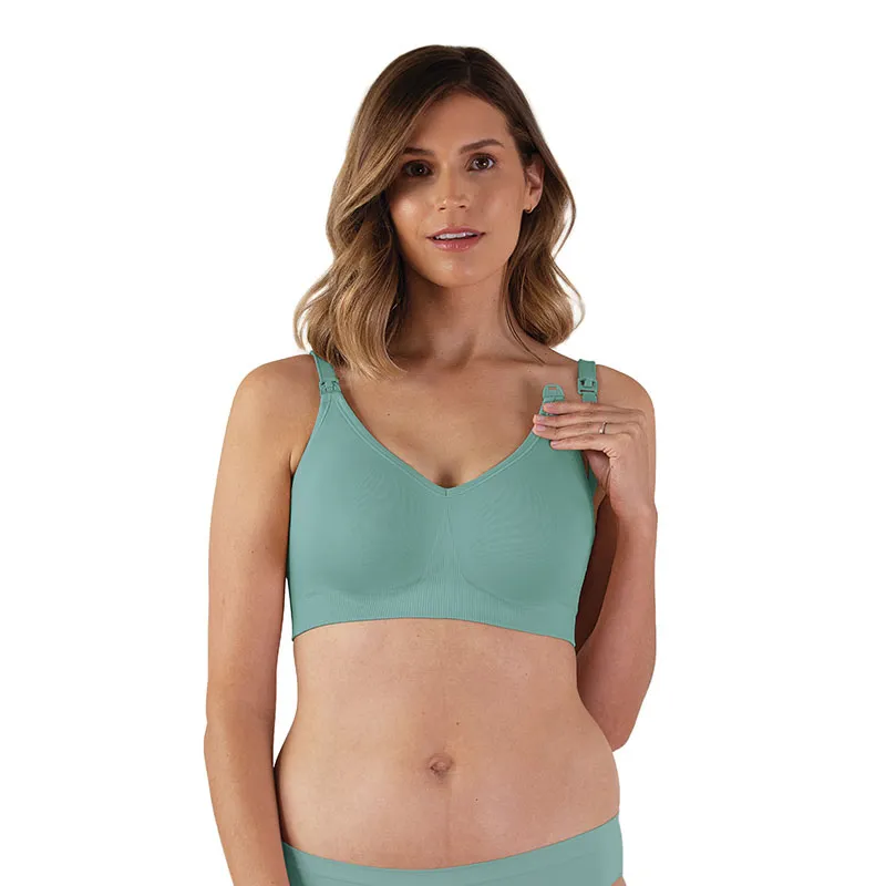 Soutien-gorge d'allait. Durable Body Silk Sans couture Full Cup - Jade - BRAVADO DESIGN-5