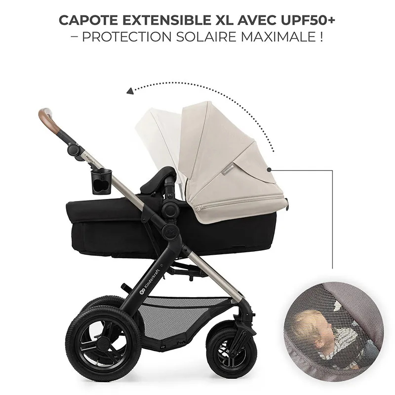 Poussette Moov 2 Air 4en1 Gris - 0m+-12