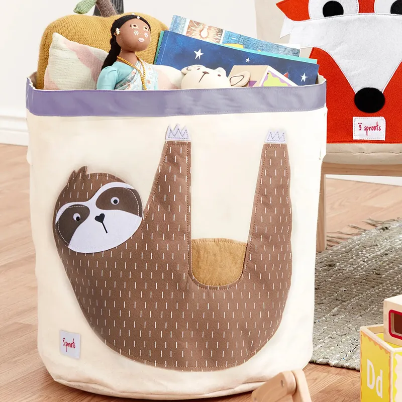 Sac à jouets Paresseux - 43x43,5cm-0