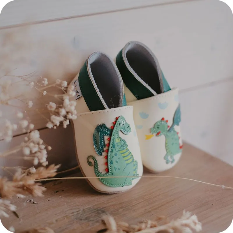Chaussons cuir Dragon-0
