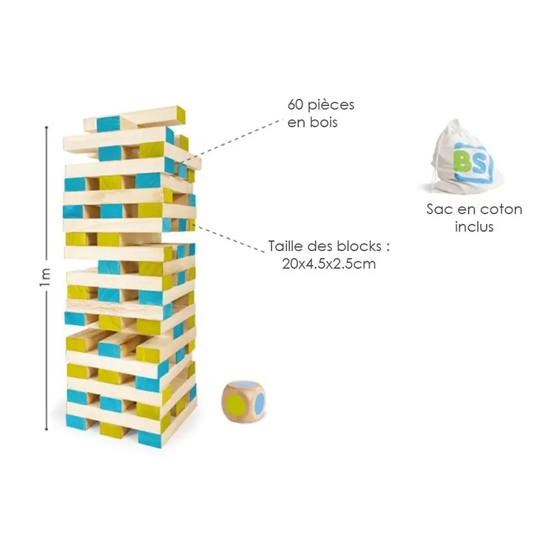 Jeu de construction Tour géante - 4+-5