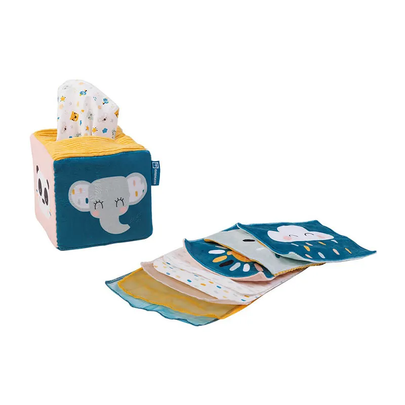 Boîte à mouchoirs sensorielle - 6m+-0