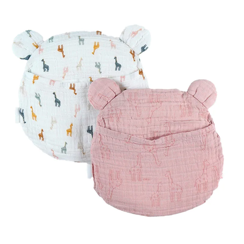 Coussin ergo. + 2 housses M&M Rose Noukie's - 20x10x20cm-1
