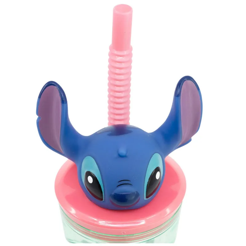 Gobelet avec paille Stitch 3D - 360ml-3