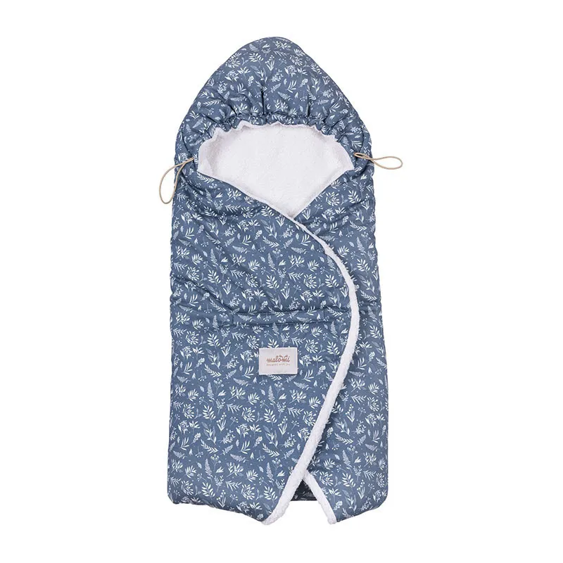 Nid d'ange Coton BIO Denim - 112x104cm-0