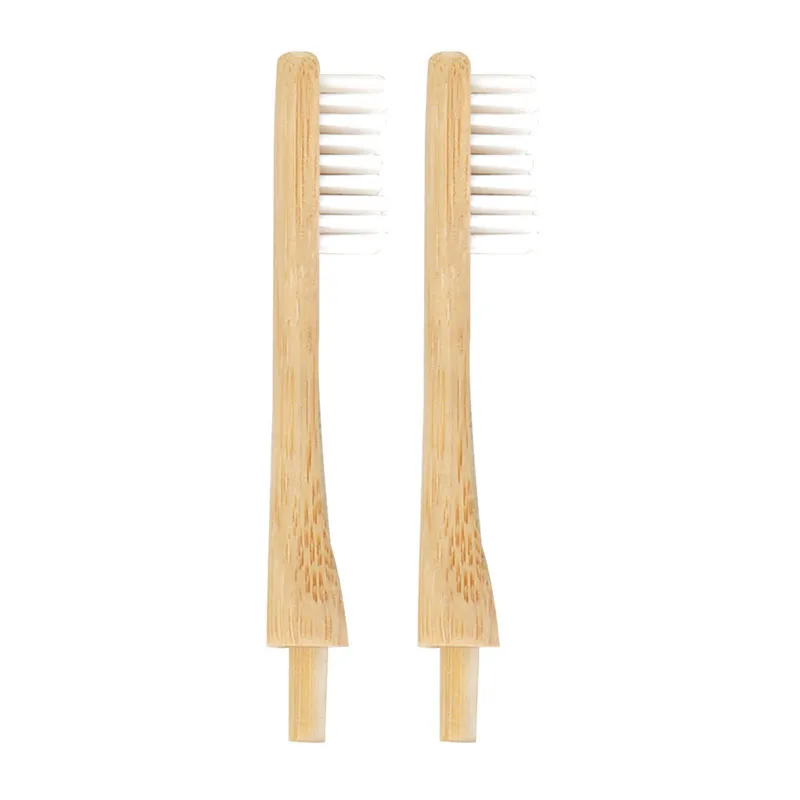 2 Recharges brosse à dents Bambou Adulte - Medium - GEST'ECO-0