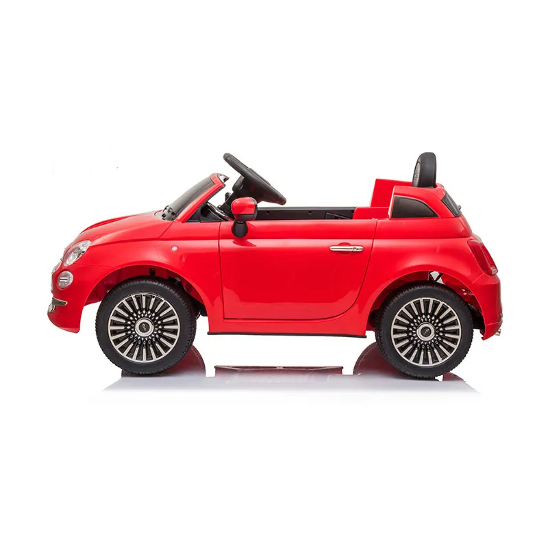 Voiture élec. Fiat 500 Rouge - 36m+-4