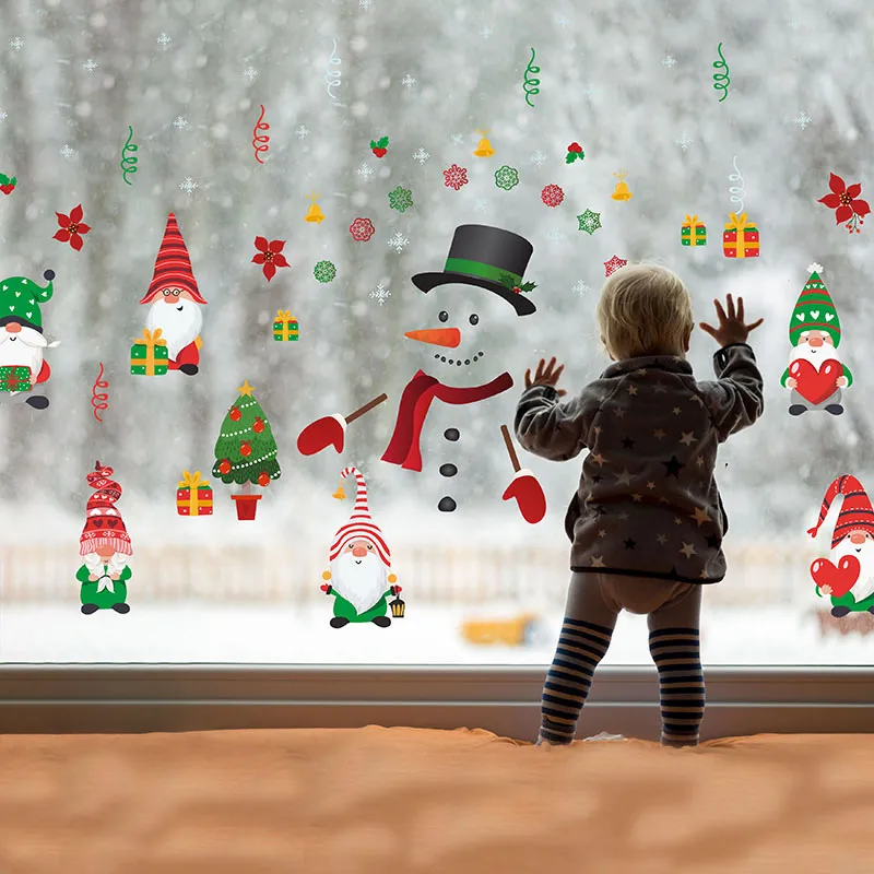 Stickers - Gnomes mignons & Bonhomme de neige-2