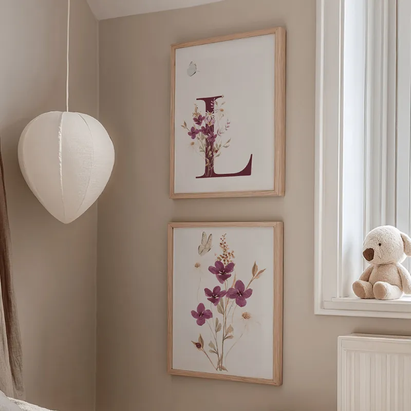 Trio d'affiches A3 - Mes Jolies Fleurs + Lettres personnalisables-2