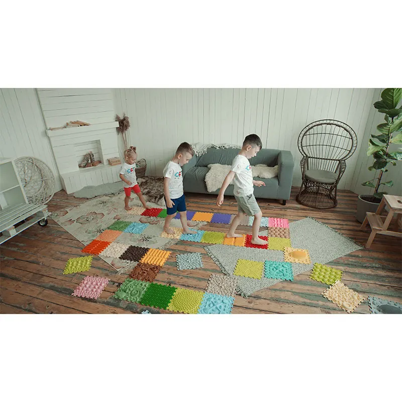 Tapis puzzle orthopédique Crocodile 8pcs - 24m+-2