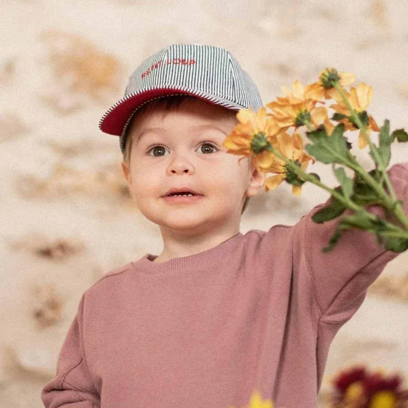 Casquette Enfant Petit Loup - Bleu-0