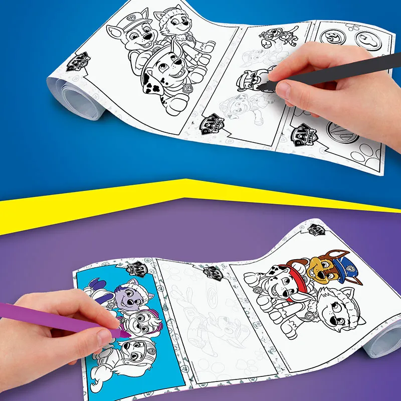 Frise à dessin + Feutres Pat'Patrouille Aléatoire - 36m+-2