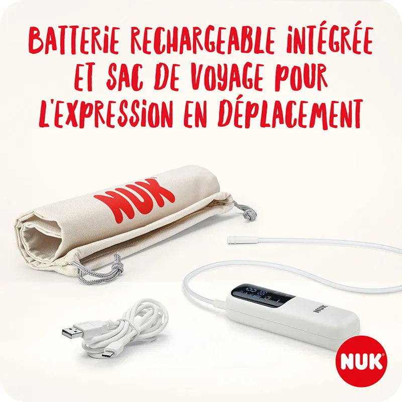 Lot tire-lait électrique Perfect Match Double Pompe + 30 coussinets d'allaitement OFFERTS-2