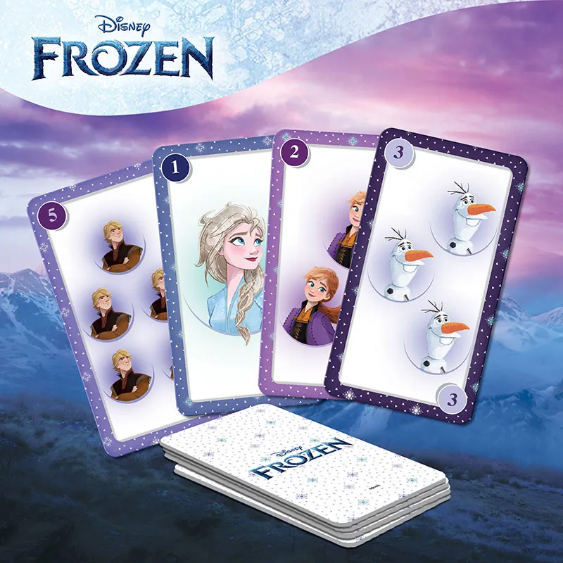 Jeu de cartes Géant La Reine des Neiges - 4+-1