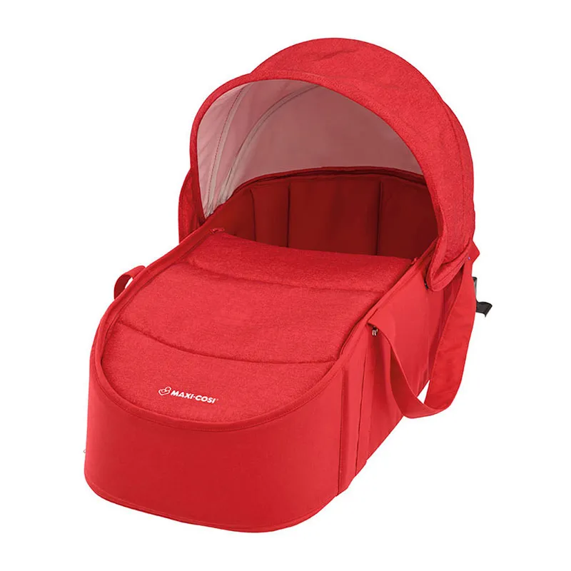 Trio Poussette Compacte Laika 2 Nomad Red + Cosi Rock sans base + Nacelle Laika - 0m+-11