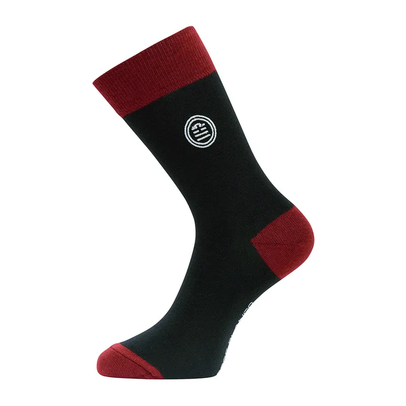 9 paires de chaussettes Homme Motifs - Jaune/Marine/Noir/Rouge-2