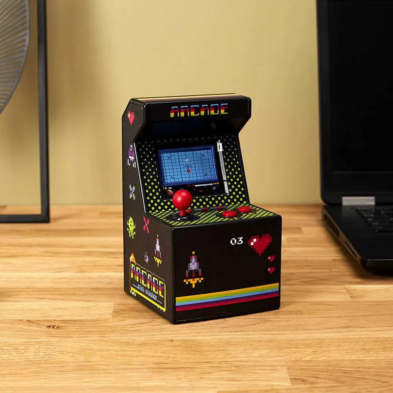 Mini borne d'arcade 240 jeux - 10,5x23x10,5cm-4