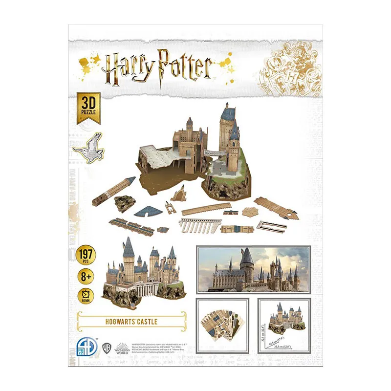 Puzzle 3D Harry Potter Château Poudlard 197pcs - 8+-3