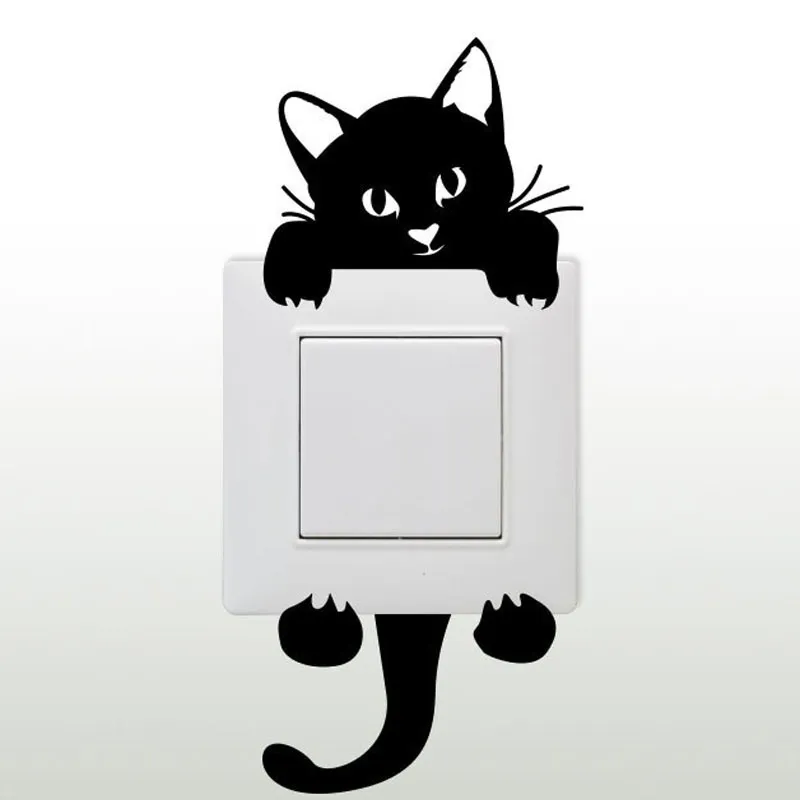 Stickers - Prise chaton mignon-0