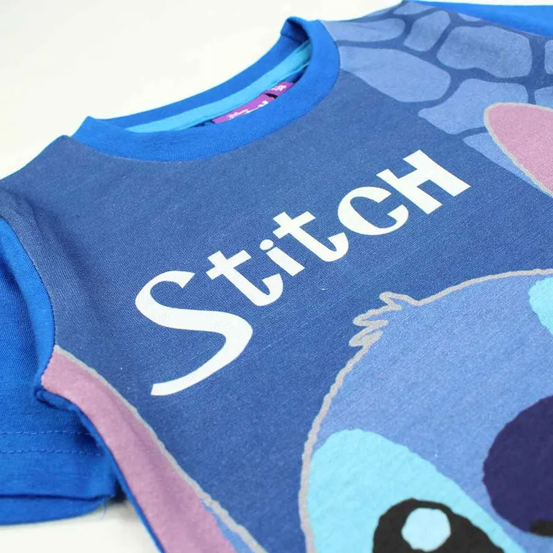 T-shirt Lilo & Stitch - Bleu-1