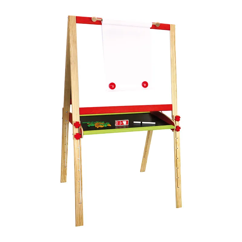 Grand tableau multifonctions réglable en bois 66x54x120cm - 36m+-3