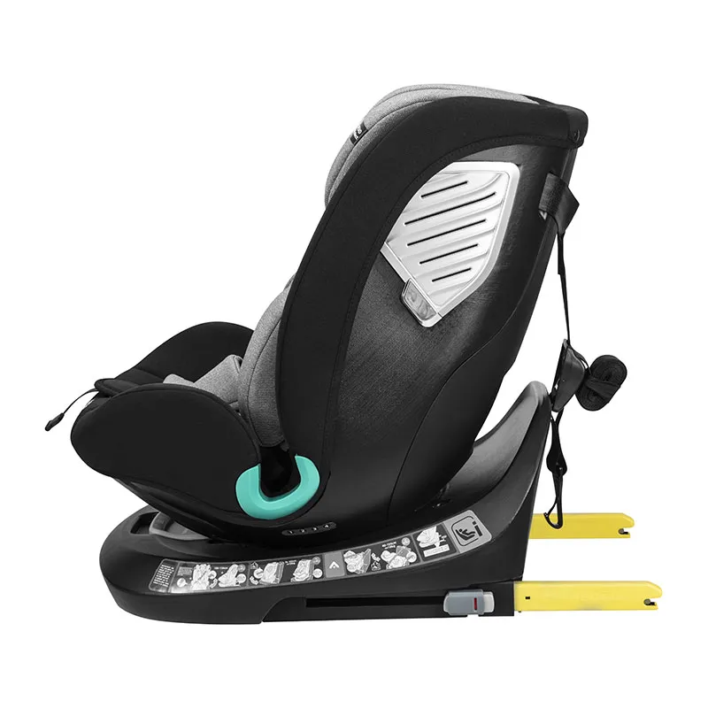 Siège-auto I-SIZE/ISOFIX Hero 360° 40-150cm - Gris/Noir -7
