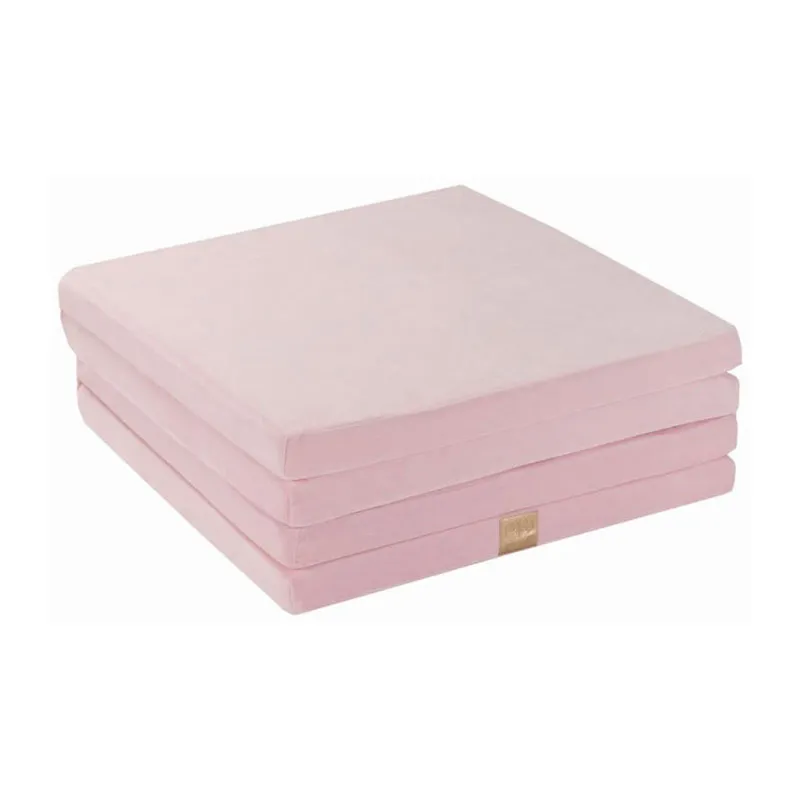 Tapis de jeu carré Rose 120x120cm - 0m+-3