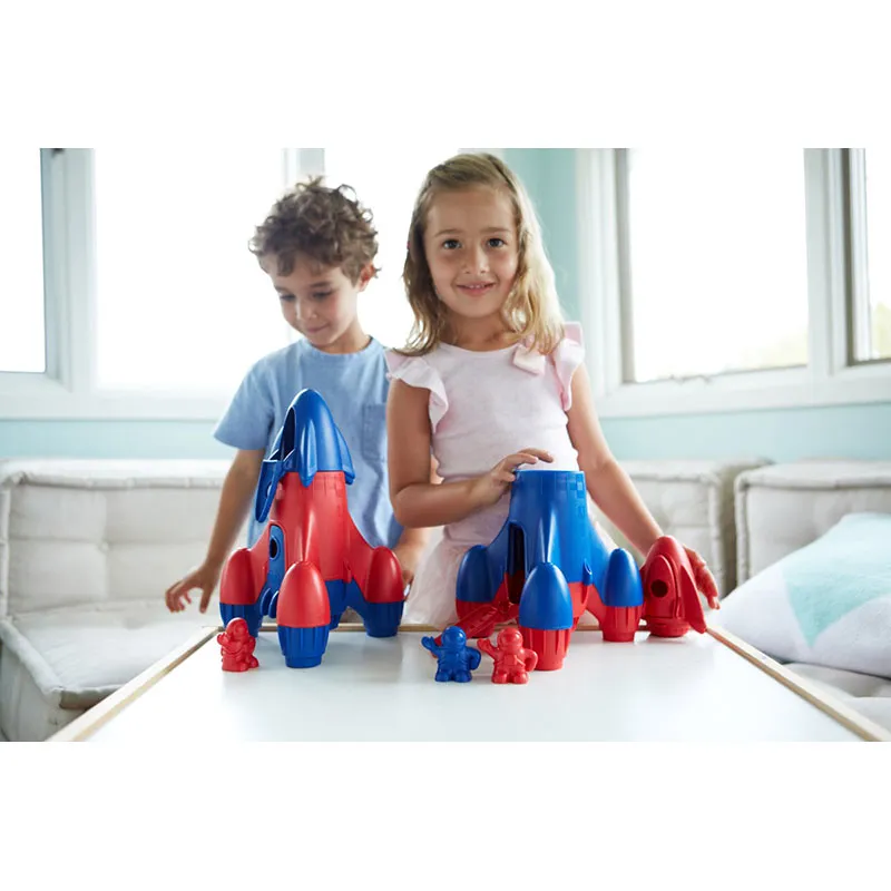 Fusée GreenToys Bleu/Rouge - 24m+-3