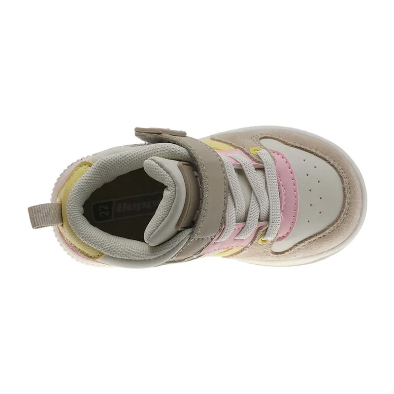 Baskets montantes scratch - Beige-3