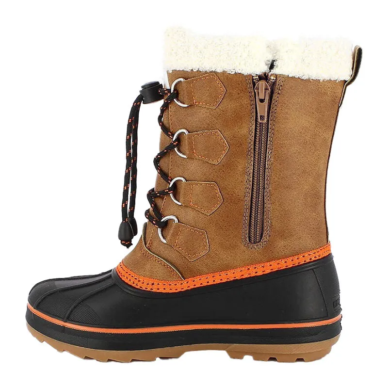 Bottes Canadiennes Bengal Bébé/Enfant - Marron - KIMBERFEEL-1