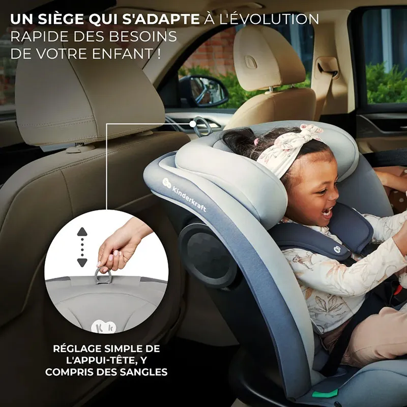 Siège-auto 360° I-Grow i-Size/Isofix 40-150 cm - Happy Shapes-9