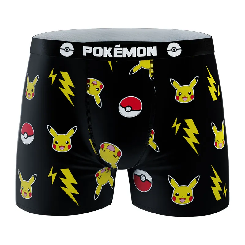 4 boxers enfant Pokémon - Noir/Rouge/Blanc/Jaune-8