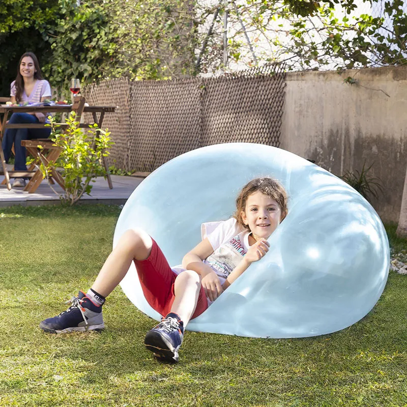 Bulle gonflable géante Bleu - Ø120cm-4