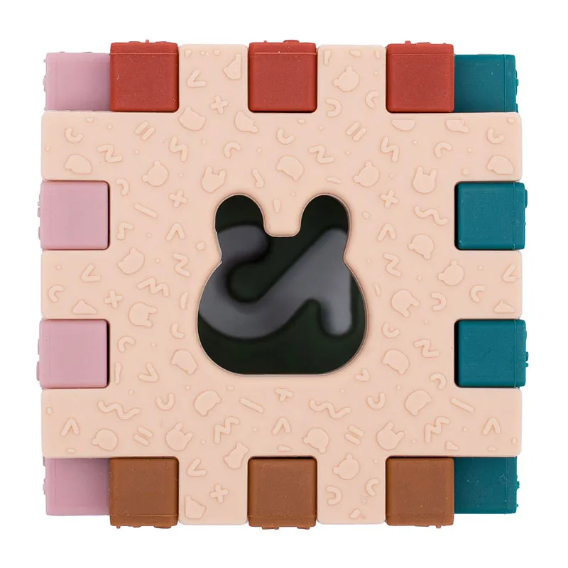 Cube/Puzzle Silicone Retro - 6m+-6