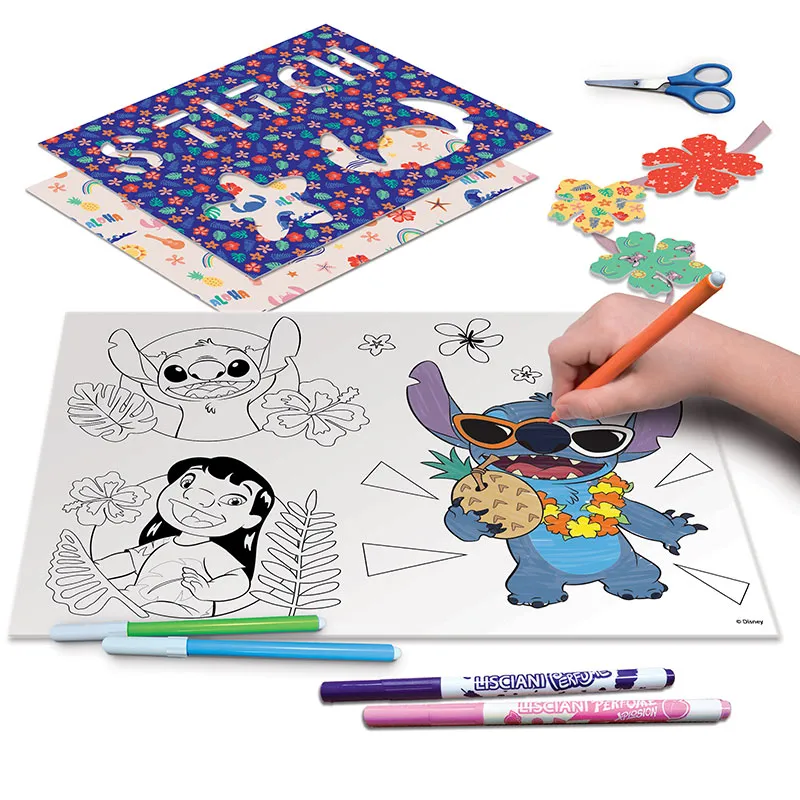 École de dessin avec table lumineuse Stitch - 5+-5