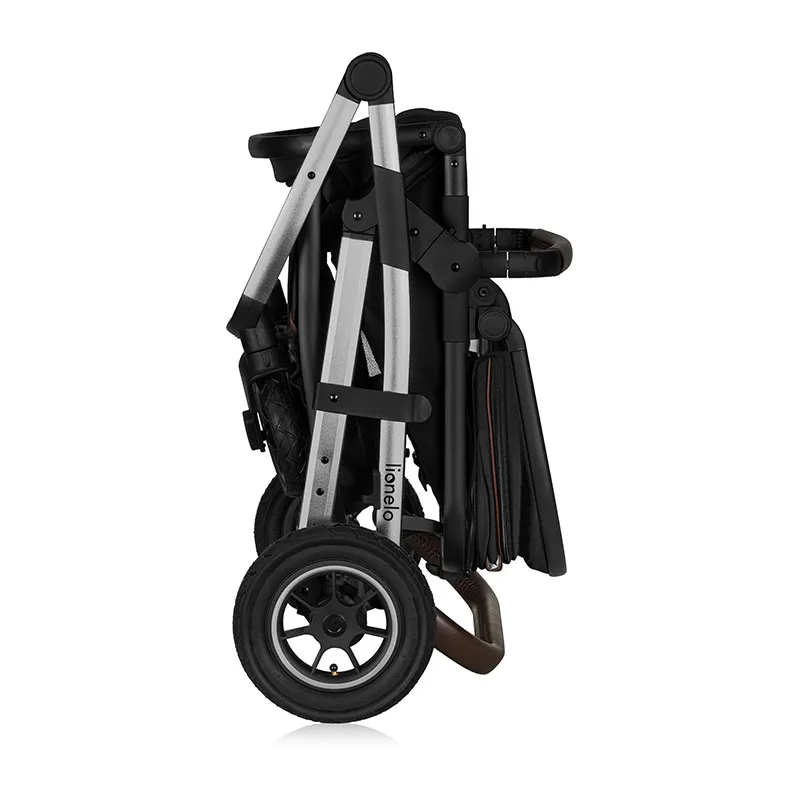 Duo Poussette Amber + Nacelle Black Silver - 0m+-9