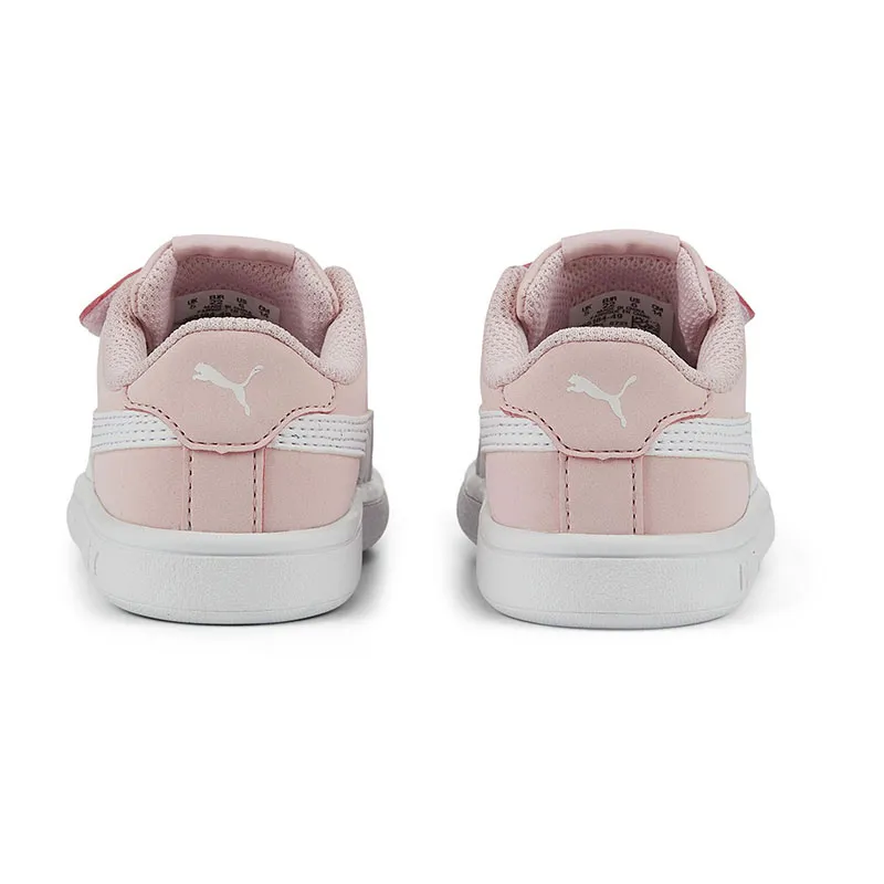 Baskets Bébé Smash V2 Buck Puma - Rose/Blanc-4