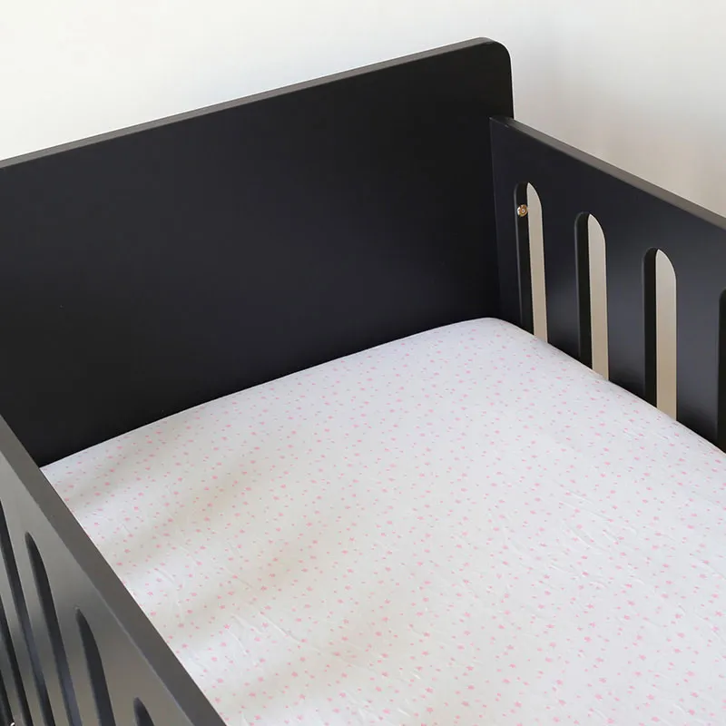 Drap-housse Étoiles Rose - 70x140cm-1