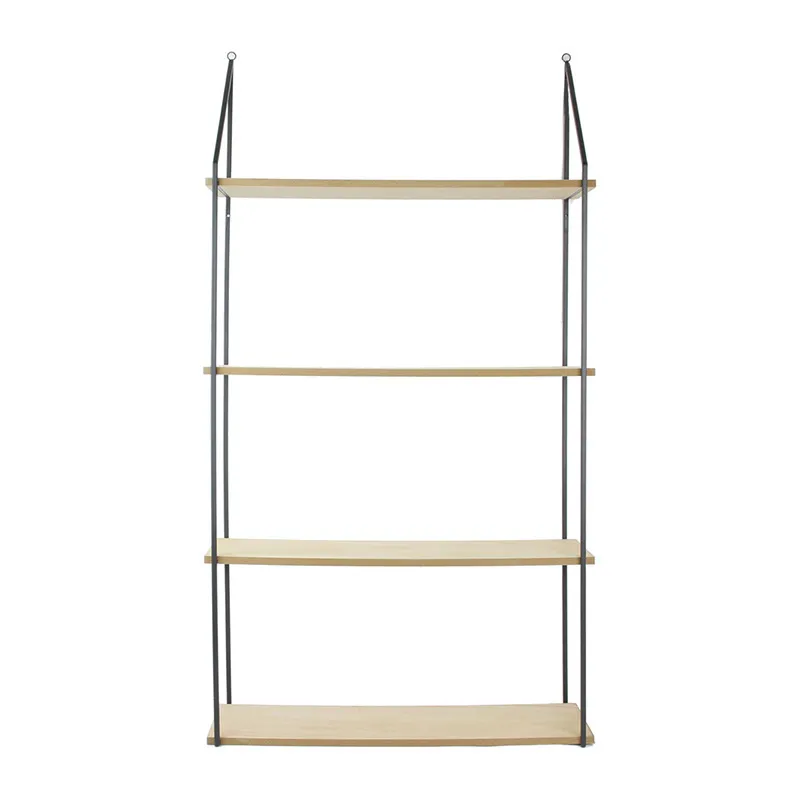 Étagère échelle 4 plateaux Métal/Bois - 60x112cm-1