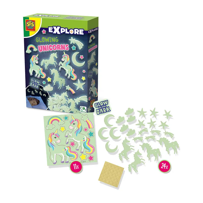 Licornes phosphorescentes 26pcs - 5+-4