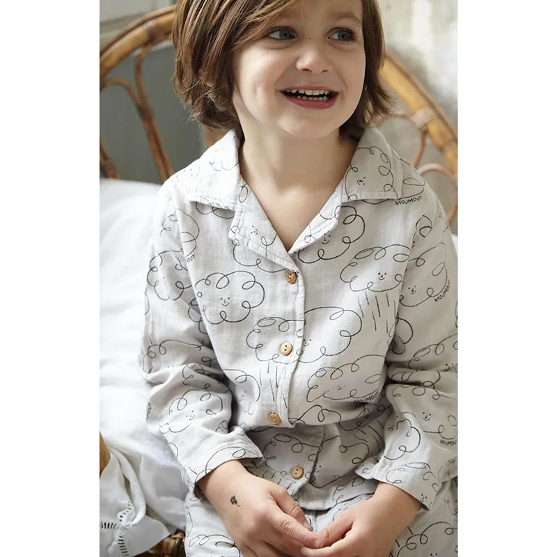 Pyjama Coton BIO Etienne - Funny Rain-2