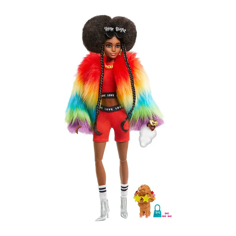 Barbie Extra avec veste multico. & chien 15pcs - 3+-0