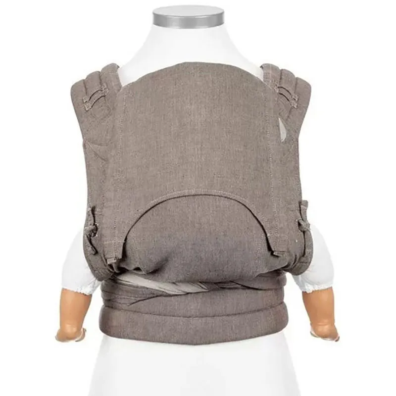 P-bébé Fly Tai BIO Chevron/Walnut Fidella - 0m+-0