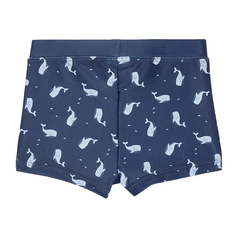 Caleçon de bain Baleine - Bleu-1
