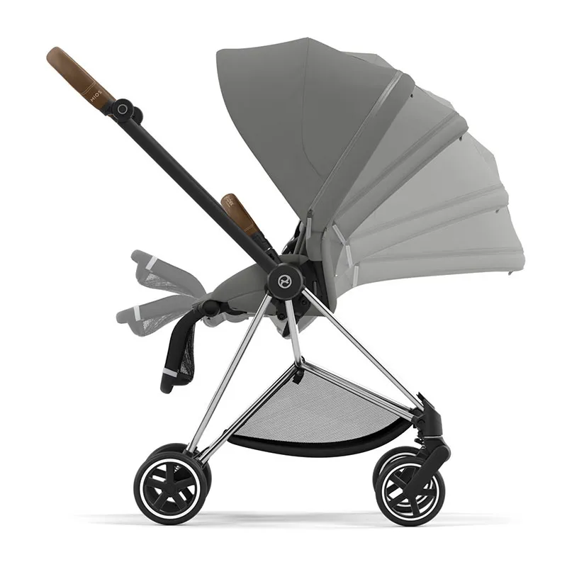 Poussette Compacte Mios Chrome Brown/Soho Grey - 0m+-4
