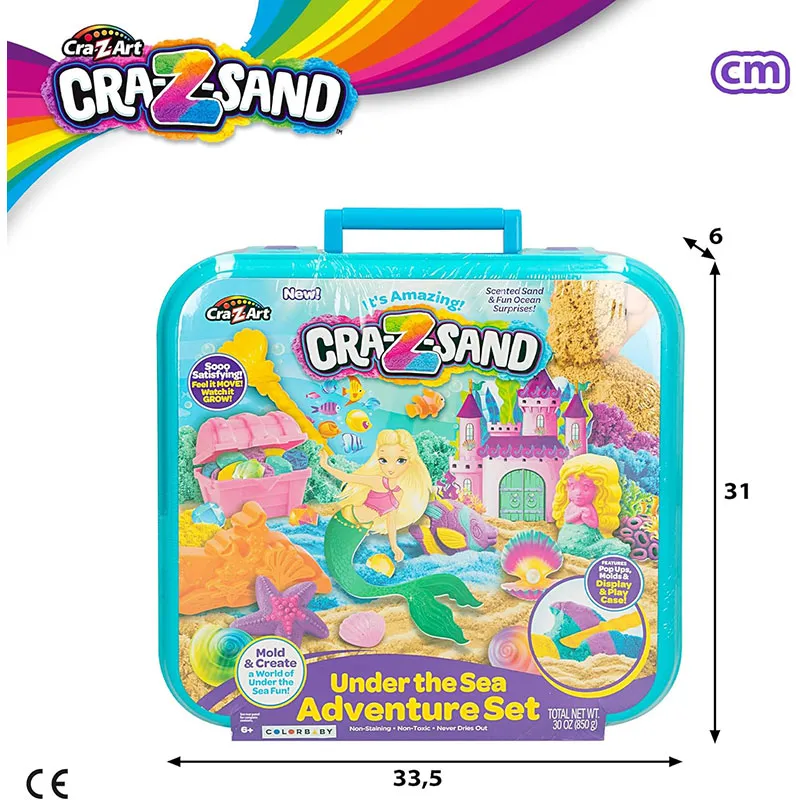 Kit créatif Sable à modeler Sous l'océan - 6+-6