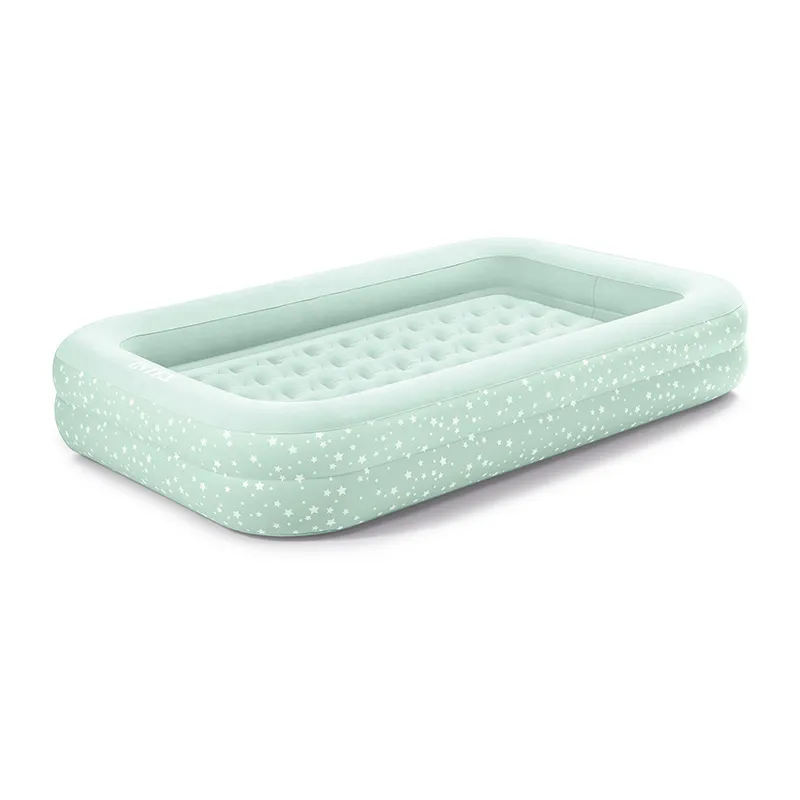 Matelas gonflable enfant + pompe - 168x107x25cm-2