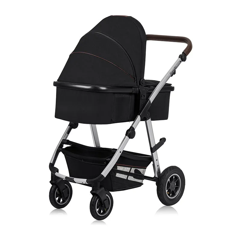 Duo Poussette Amber + Nacelle Black Silver - 0m+-11