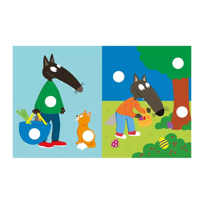 P'tit Loup Mes premières gommettes Couleurs - 36m+-1