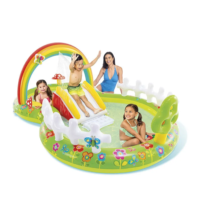 Aire de jeux gonflable Mon jardin - 290x180x104cm-5